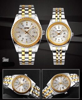 Foto 7 | Reloj Skmei Para Mujer Vestido De Acero Inoxidable Impermeable - Venta Internacional.
