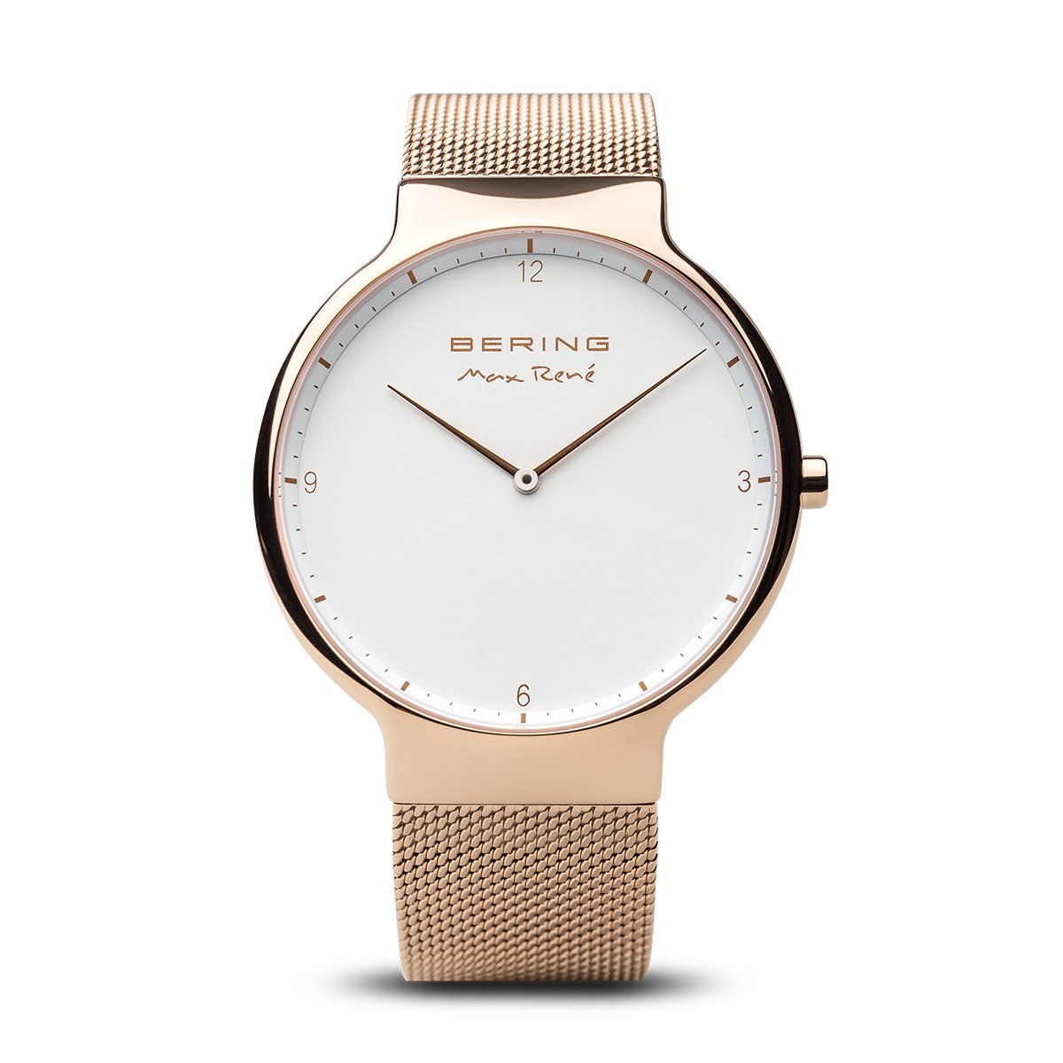 Reloj Bering Analógico Unisex Quartz Max René De 40 Mm En Oro Rosa - Venta Internacional.