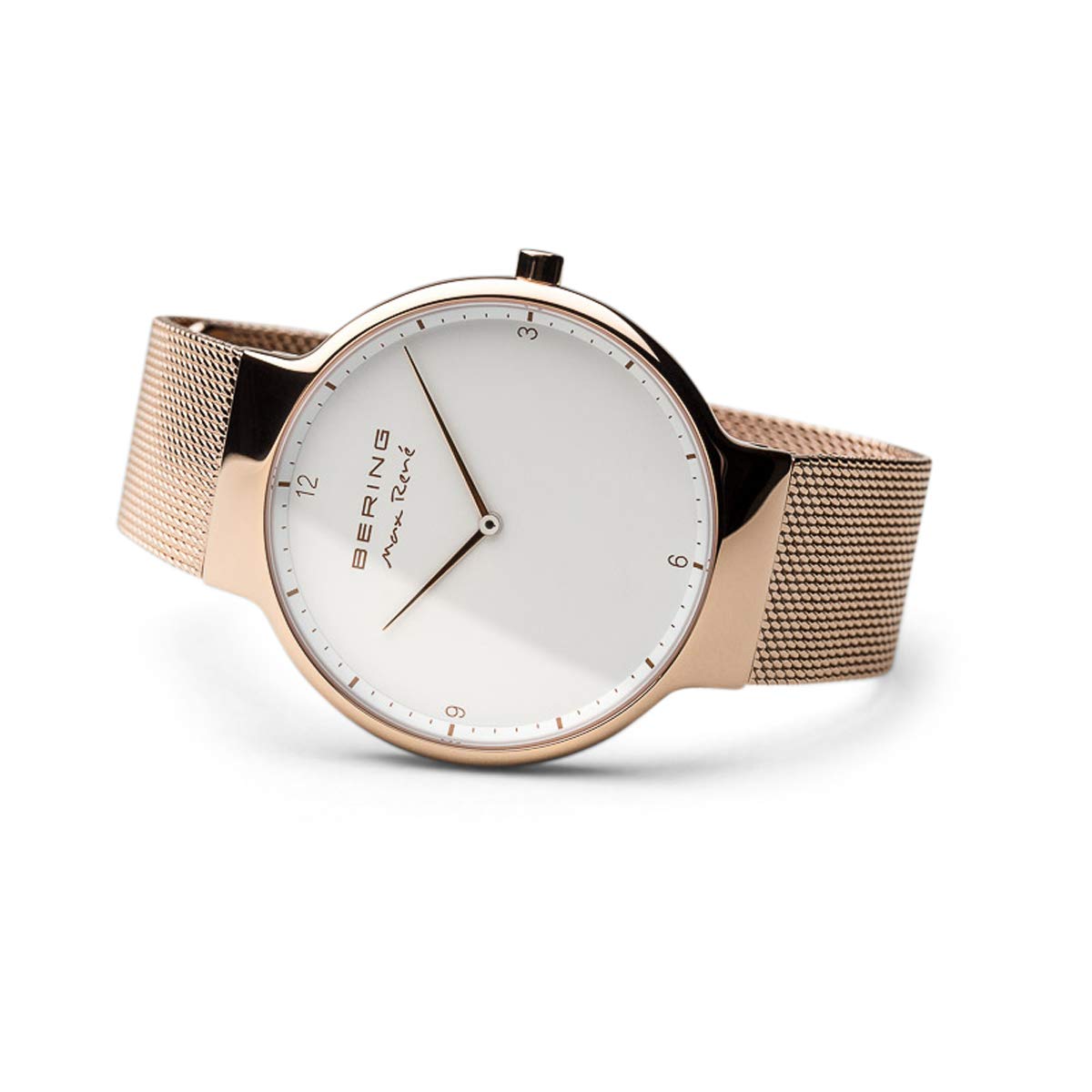 Foto 4 pulgar | Reloj Bering Analógico Unisex Quartz Max René De 40 Mm En Oro Rosa - Venta Internacional.