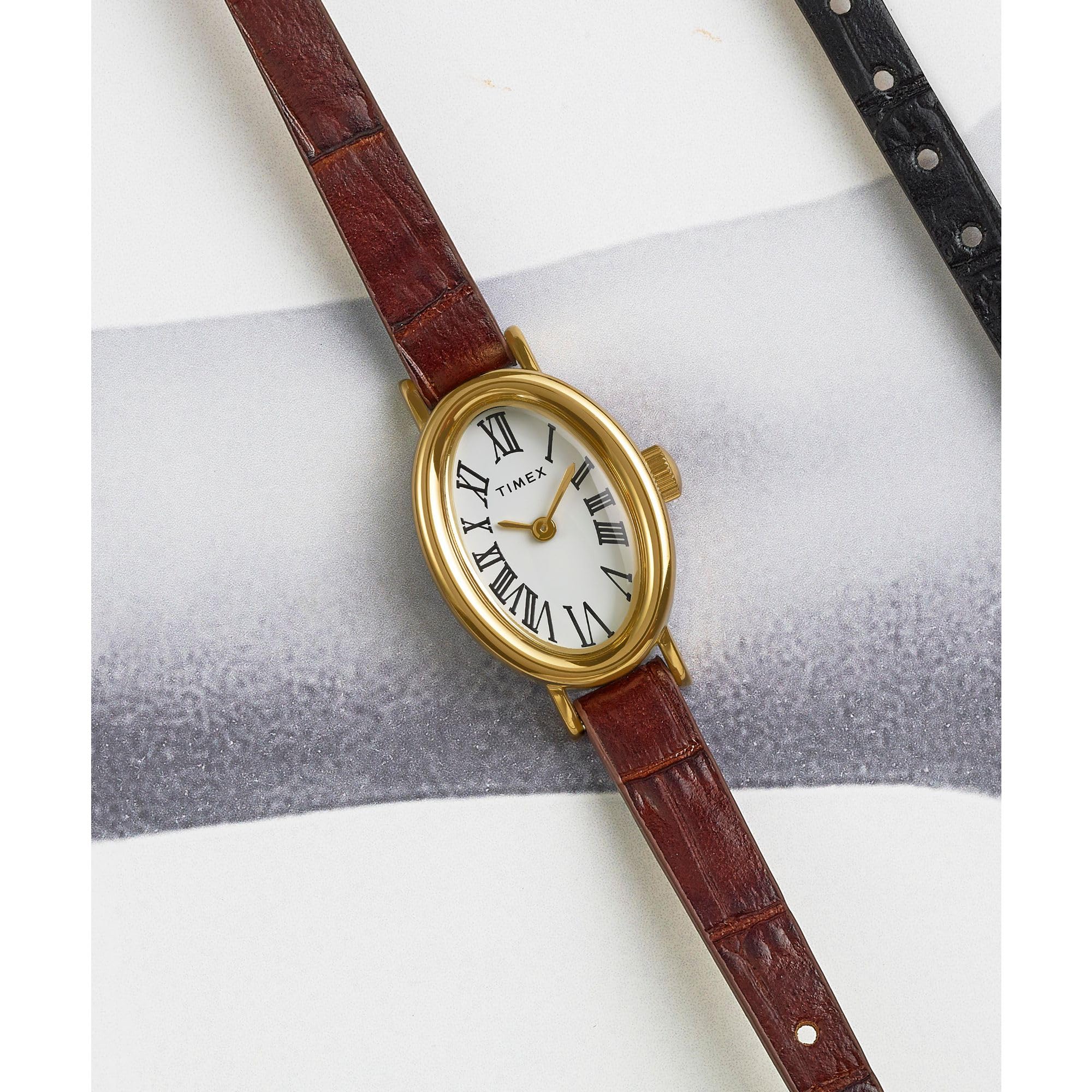 Foto 8 pulgar | Reloj Timex Cavatina Marrón para Mujer- Venta Internacional