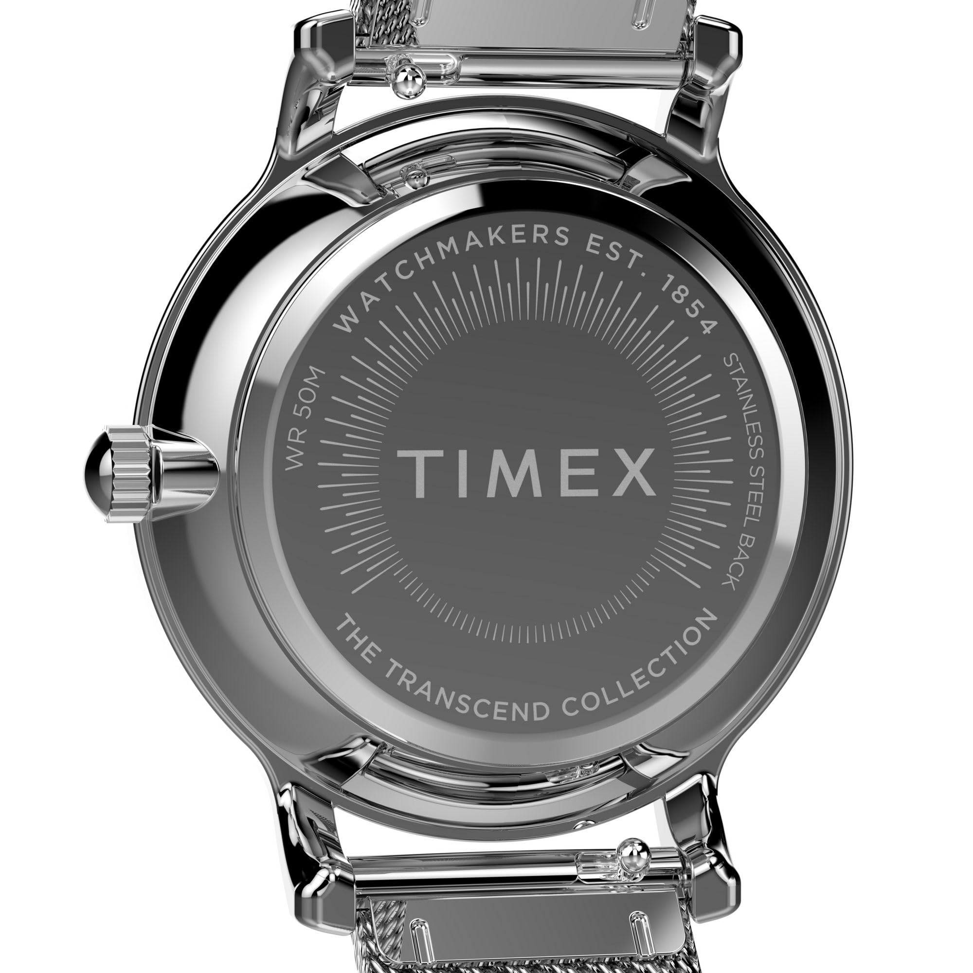 Foto 5 pulgar | Correa de Malla Watch Timex Transcend de Acero Inoxidable para Mujer - Venta Internacional