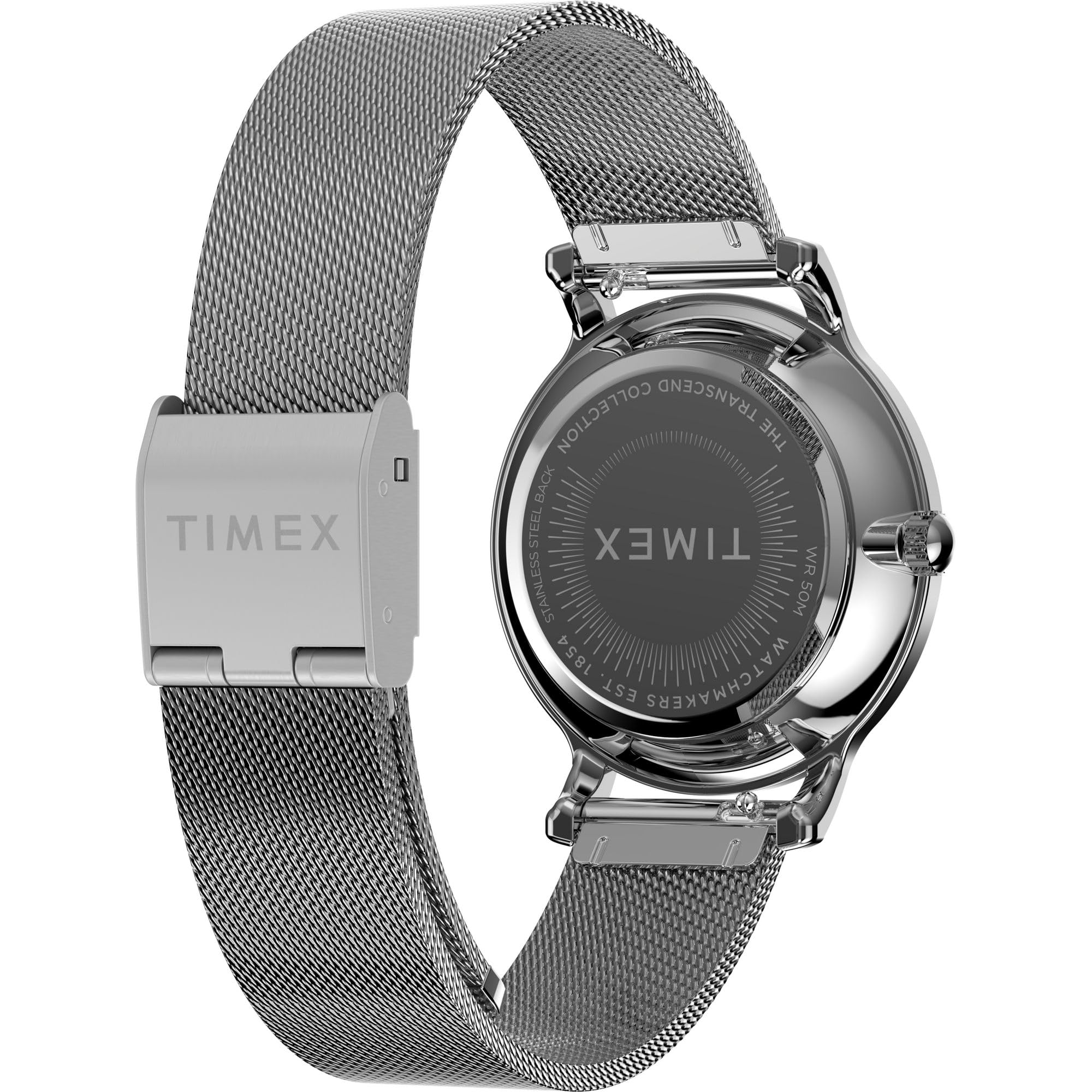 Foto 5 | Correa de Malla Watch Timex Transcend de Acero Inoxidable para Mujer - Venta Internacional