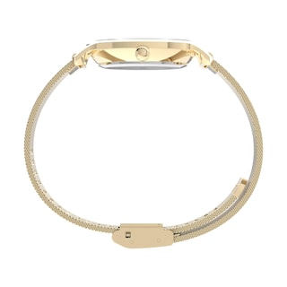Foto 2 | Correa de Malla de Acero Inoxidable Watch Timex Transcend de 31 mm para Mujer - Venta Internacional