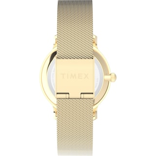 Foto 3 | Correa de Malla de Acero Inoxidable Watch Timex Transcend de 31 mm para Mujer - Venta Internacional