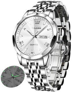 Foto 1 | Reloj Olevs Big Face - Vestido De Lujo Unisex Con Forma De Diamante, Impermeable - Venta Internacional.