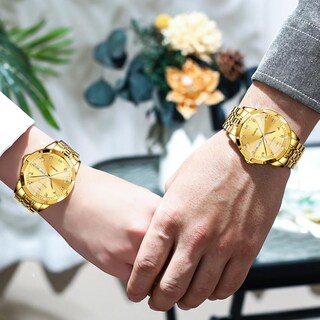Foto 4 | Reloj Olevs Big Face - Vestido Unisex Con Forma De Diamante Para Hombre Y Mujer, Acero - Venta Internacional.