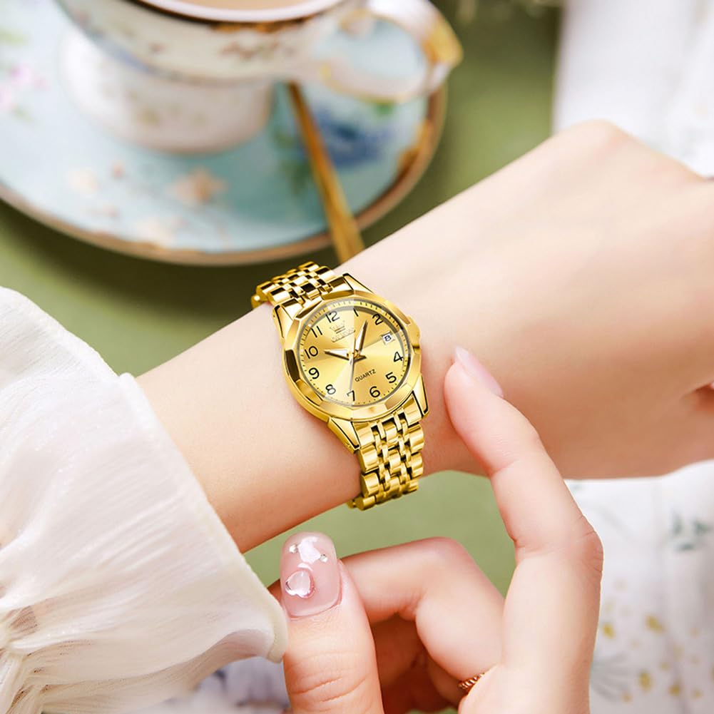 Foto 2 | Reloj Olevs Luxury Dress Para Mujer, De Acero Inoxidable, Impermeable - Venta Internacional.