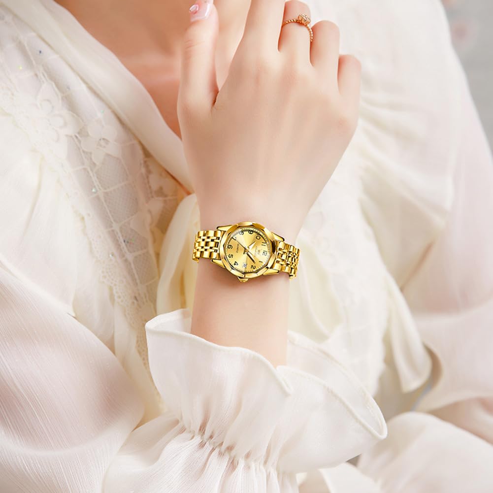 Foto 5 pulgar | Reloj Olevs Luxury Dress Para Mujer, De Acero Inoxidable, Impermeable - Venta Internacional.
