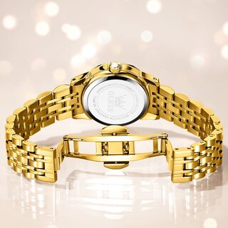 Foto 7 | Reloj Olevs Luxury Dress Para Mujer, De Acero Inoxidable, Impermeable - Venta Internacional.
