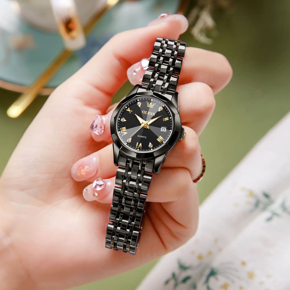 Foto 3 | Reloj Olevs Fashion Dress Para Mujer, Analógico, Cuarzo, Acero Inoxidable - Venta Internacional.