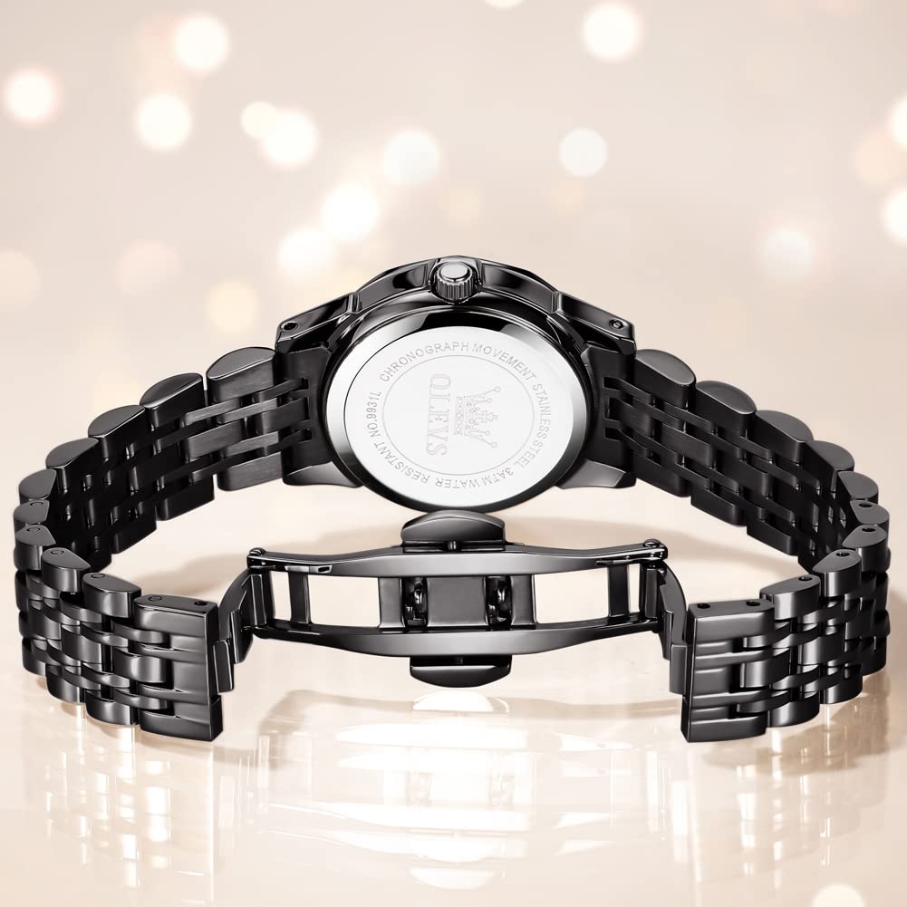 Foto 6 pulgar | Reloj Olevs Fashion Dress Para Mujer, Analógico, Cuarzo, Acero Inoxidable - Venta Internacional.