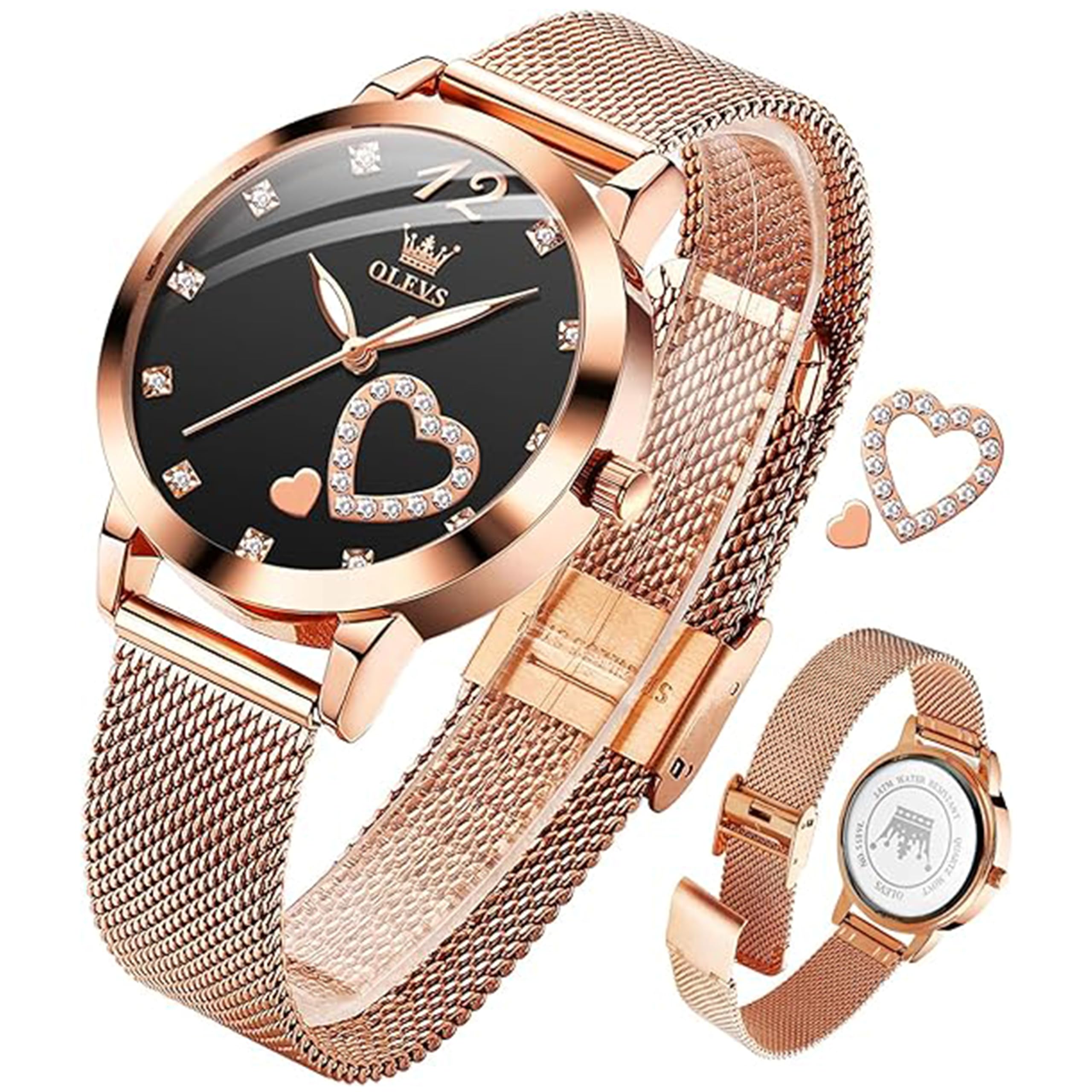 Reloj Olevs Rose Gold para Mujer - Venta Internacional