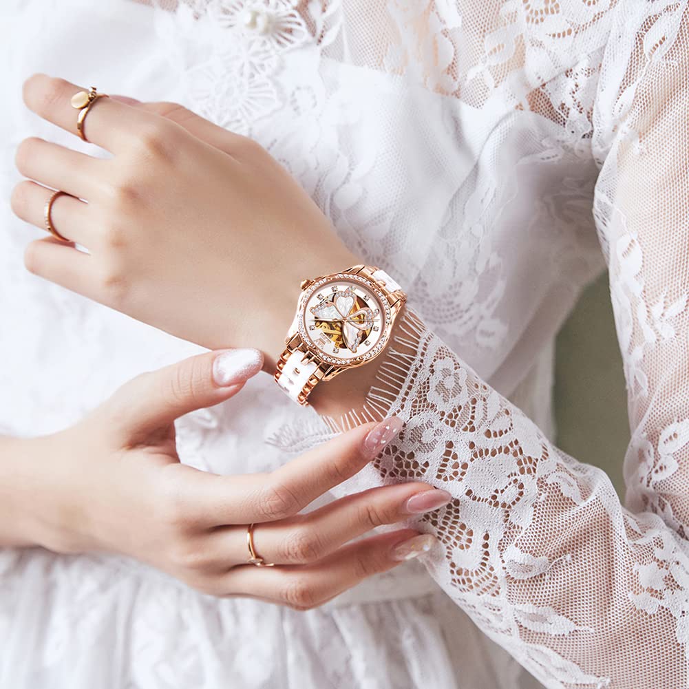 Foto 4 pulgar | Reloj Olevs Automático para Mujer  - Venta Internacional