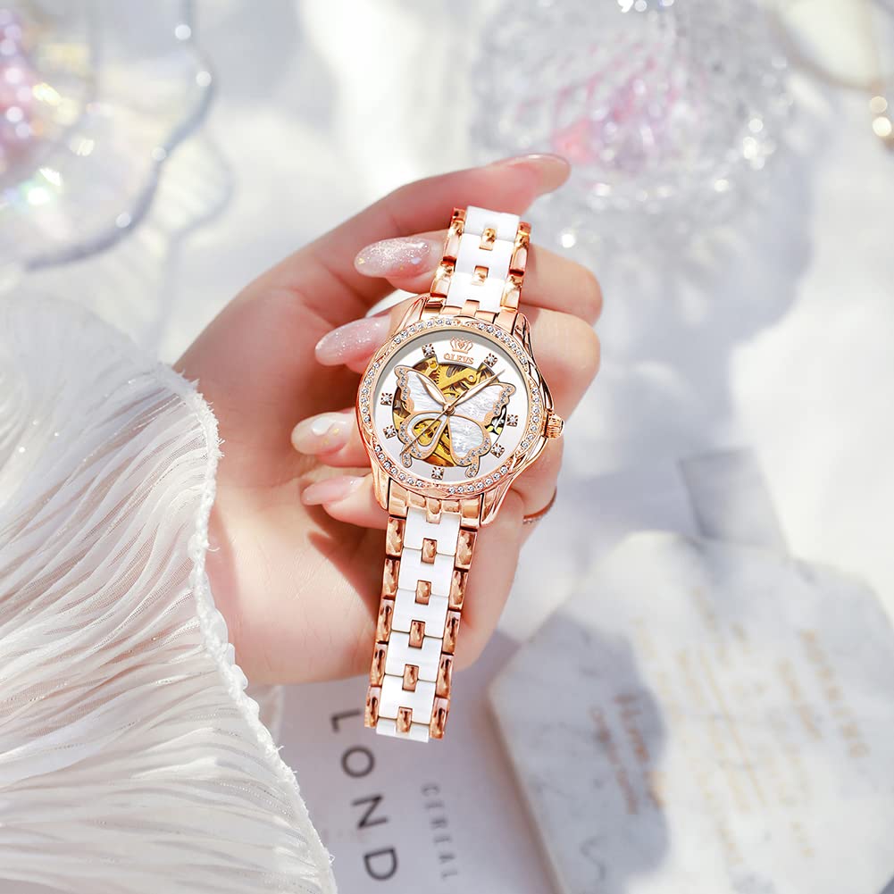 Foto 5 pulgar | Reloj Olevs Automático para Mujer  - Venta Internacional