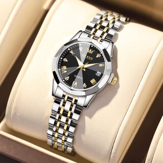 Foto 7 | Reloj Olevs Dainty Two Tone Impermeable para Mujer - Venta Internacional