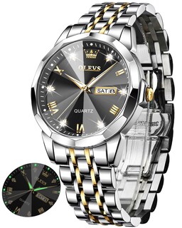 Foto 1 | Reloj Olevs Big Face con Forma de Diamante Unisex Acero - Venta Internacional