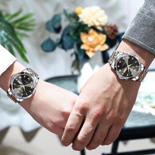 Foto 4 | Reloj Olevs Big Face con Forma de Diamante Unisex Acero - Venta Internacional