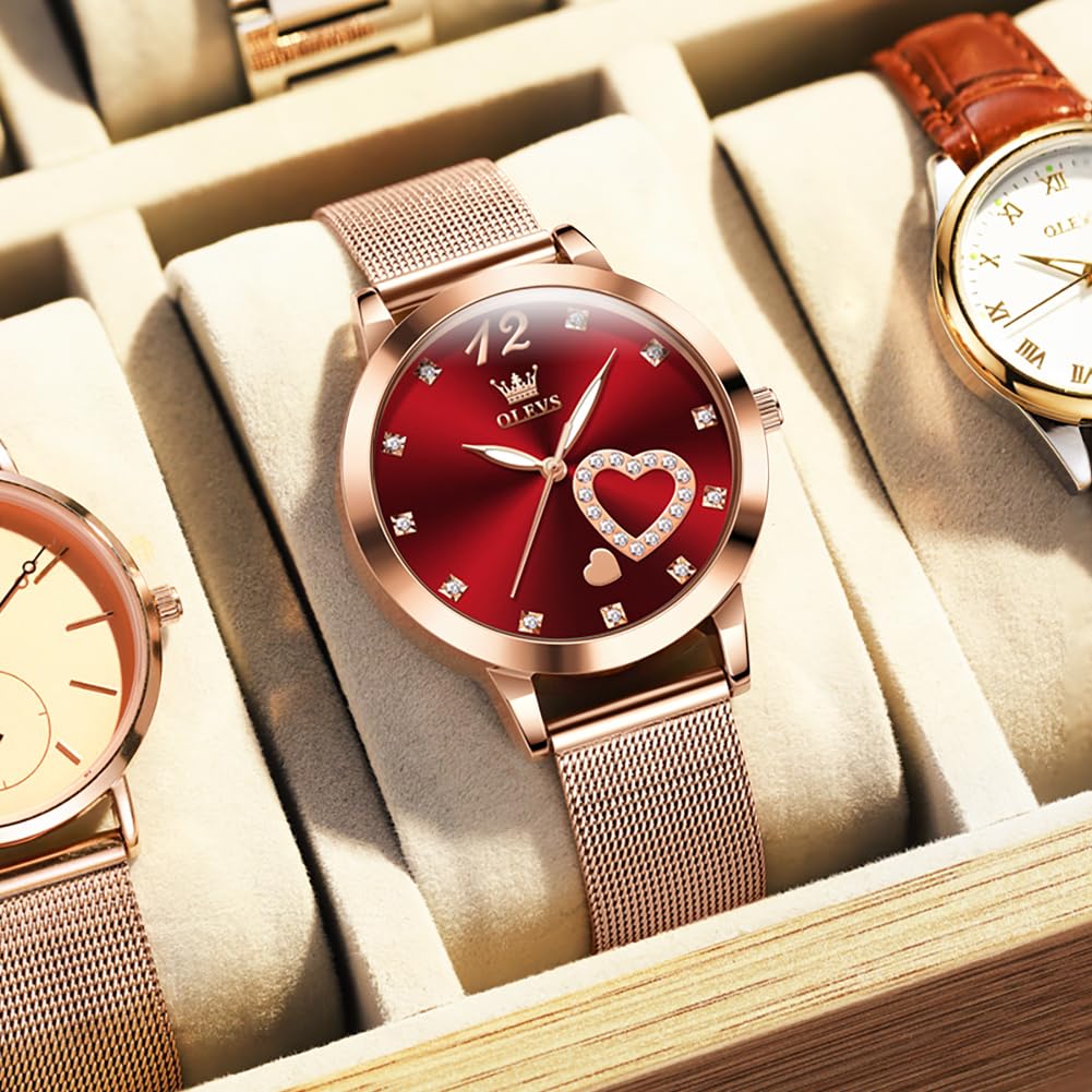 Foto 4 pulgar | Reloj Olevs de Acero Inoxidable para Mujer - Venta Internacional