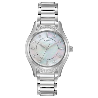 Foto 1 | Reloj Bulova Classic Diamond De Cuarzo Con 3 Manecillas Para Mujer - Venta Internacional.
