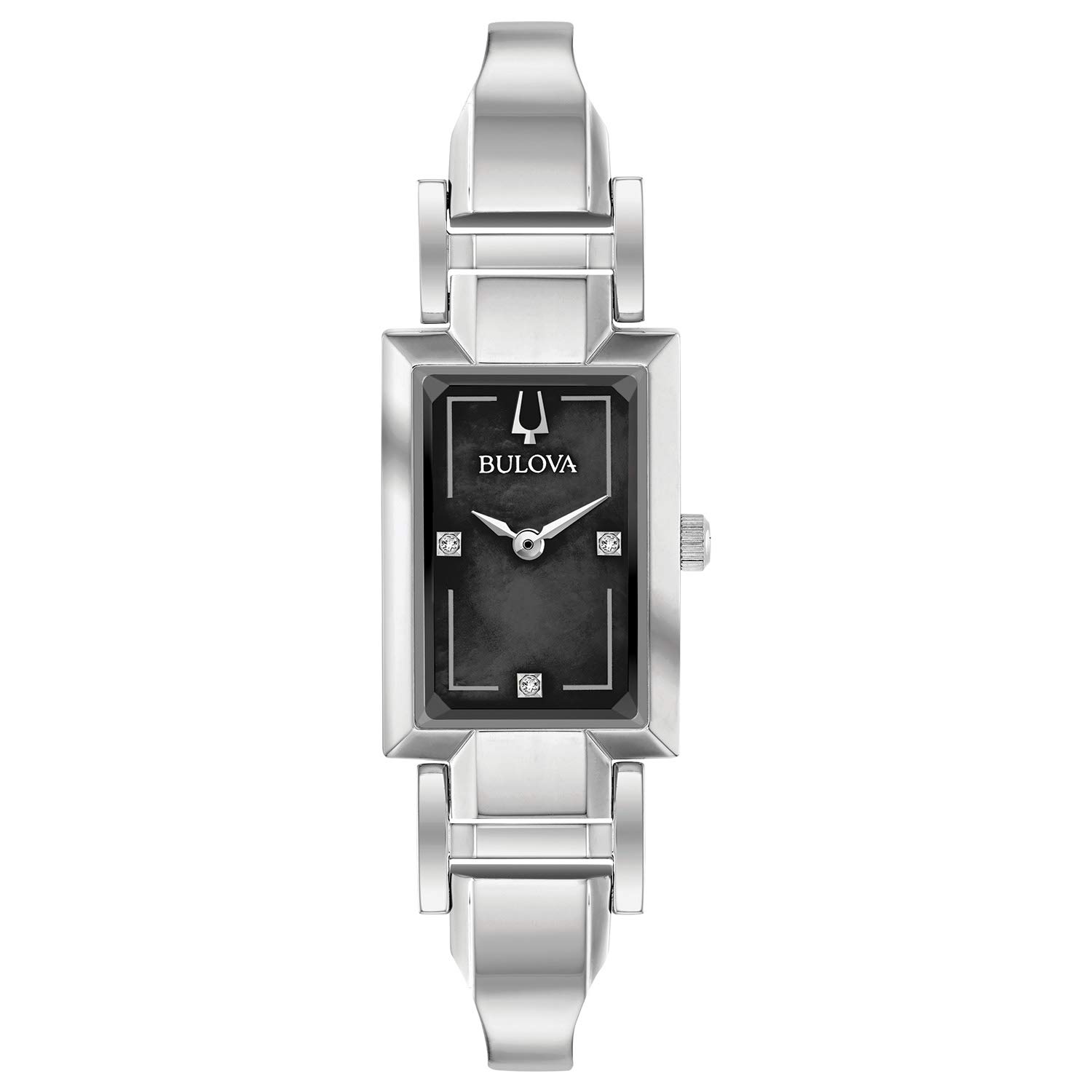 Foto 2 pulgar | Estuche Rectangular Clásico Con Esfera De Diamante Para Mujer Watch Bulova - Venta Internacional.