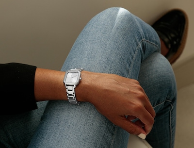 Foto 3 | Pulsera Watch Nine West Para Mujer Con Esfera Plateada Con Rayos De Sol - Venta Internacional.