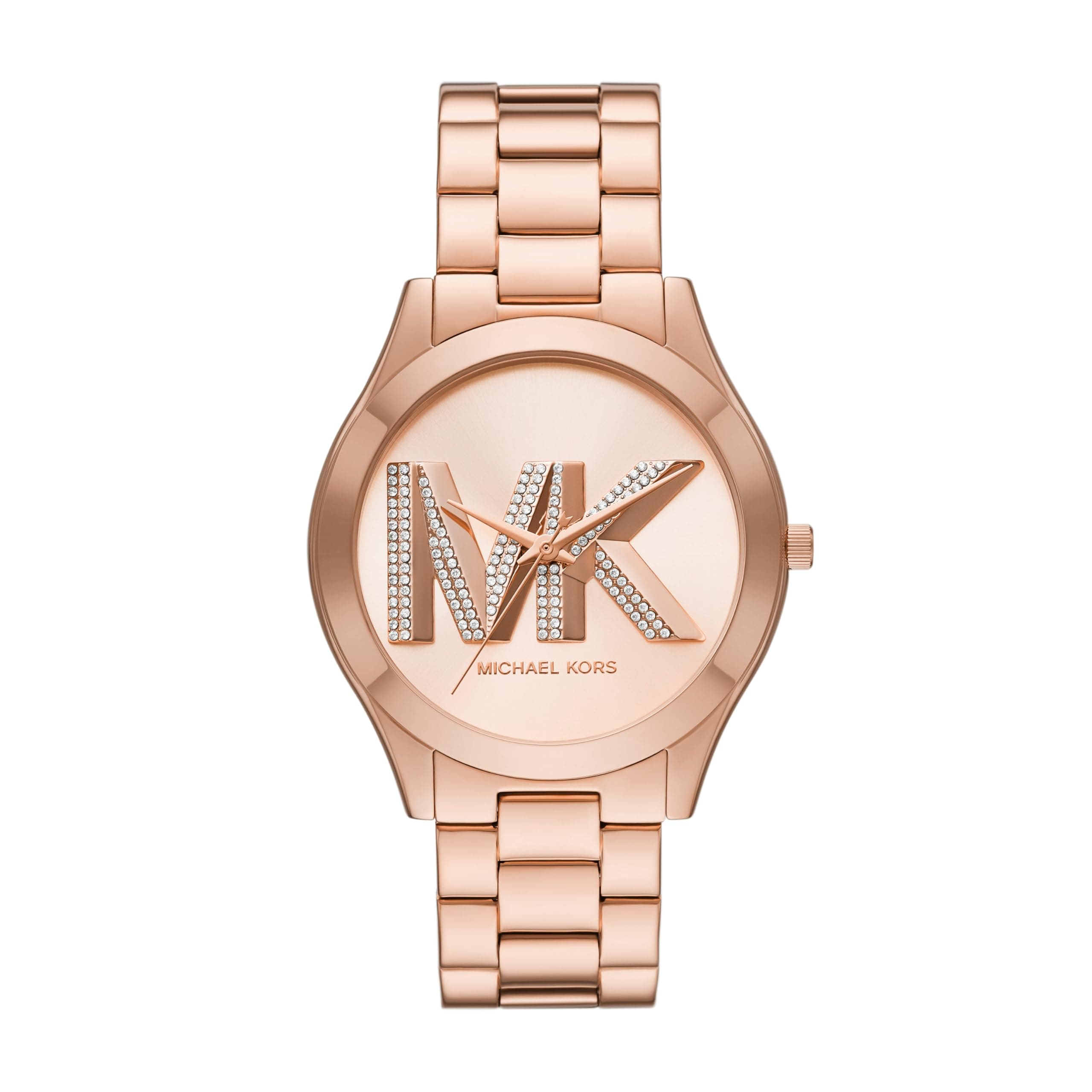 Reloj Michael Kors Slim Runway Mk4733 Para Mujer En Oro Rosa - Venta Internacional. $7,679