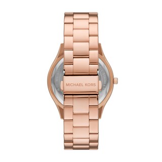 Foto 3 | Reloj Michael Kors Slim Runway Mk4733 Para Mujer En Oro Rosa - Venta Internacional.
