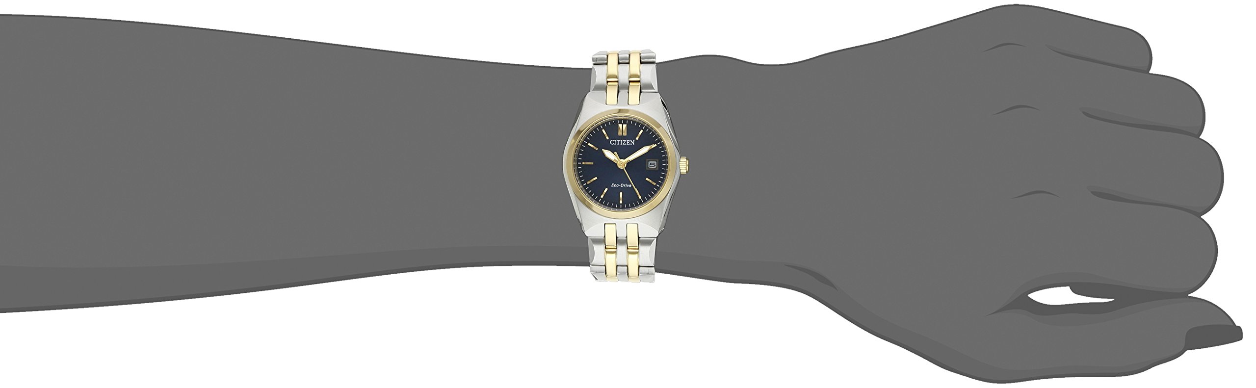 Foto 3 pulgar | Reloj Citizen Eco-drive Corso Classic Bicolor Para Mujer - Venta Internacional.