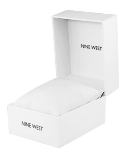 Foto 2 | Pulsera Watch Nine West Para Mujer, Cristal Mineral, Tono Dorado - Venta Internacional.