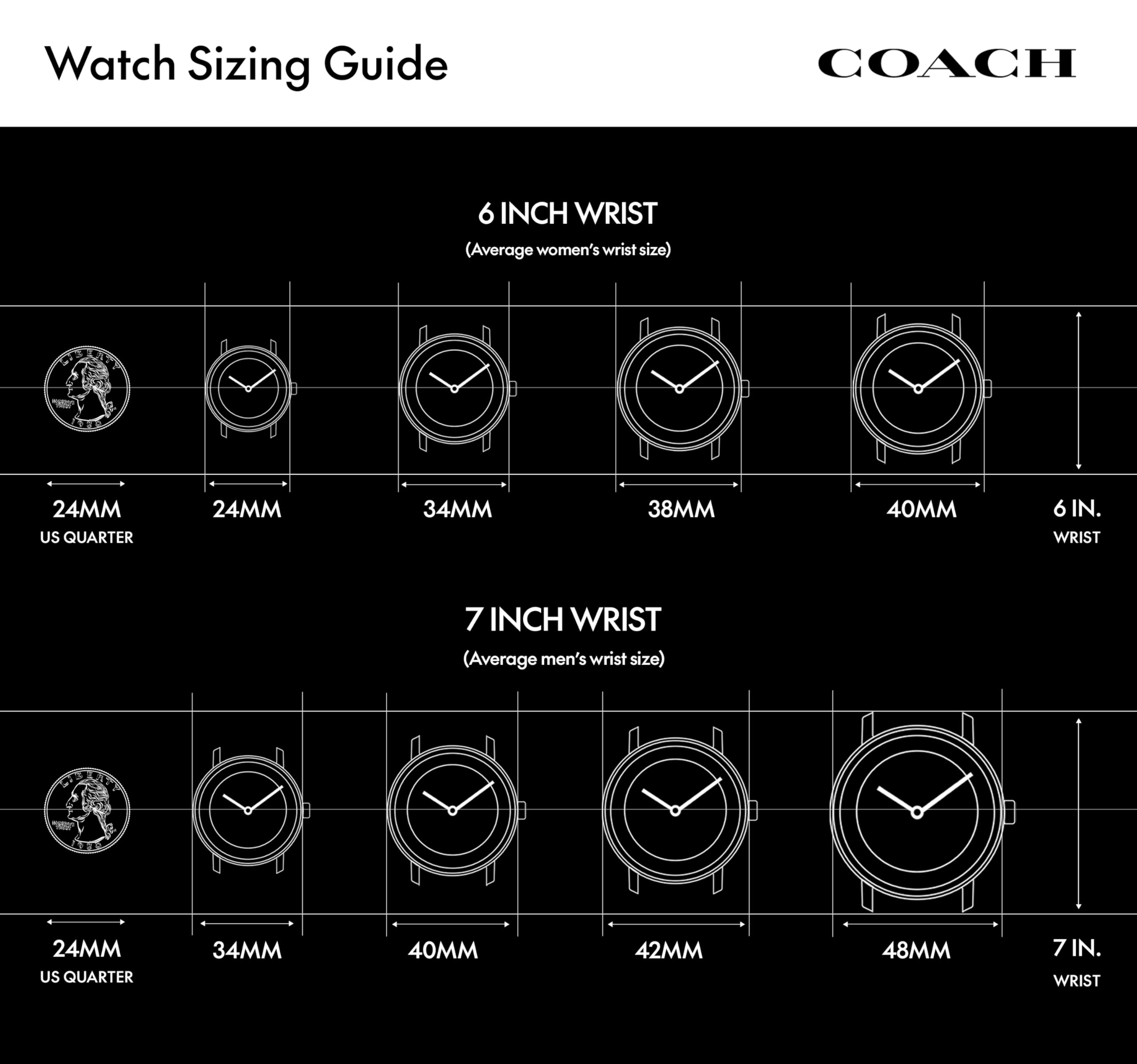 Foto 6 pulgar | Reloj Coach Elliot Para Mujer, Resistente Al Agua, 30 M - Venta Internacional.