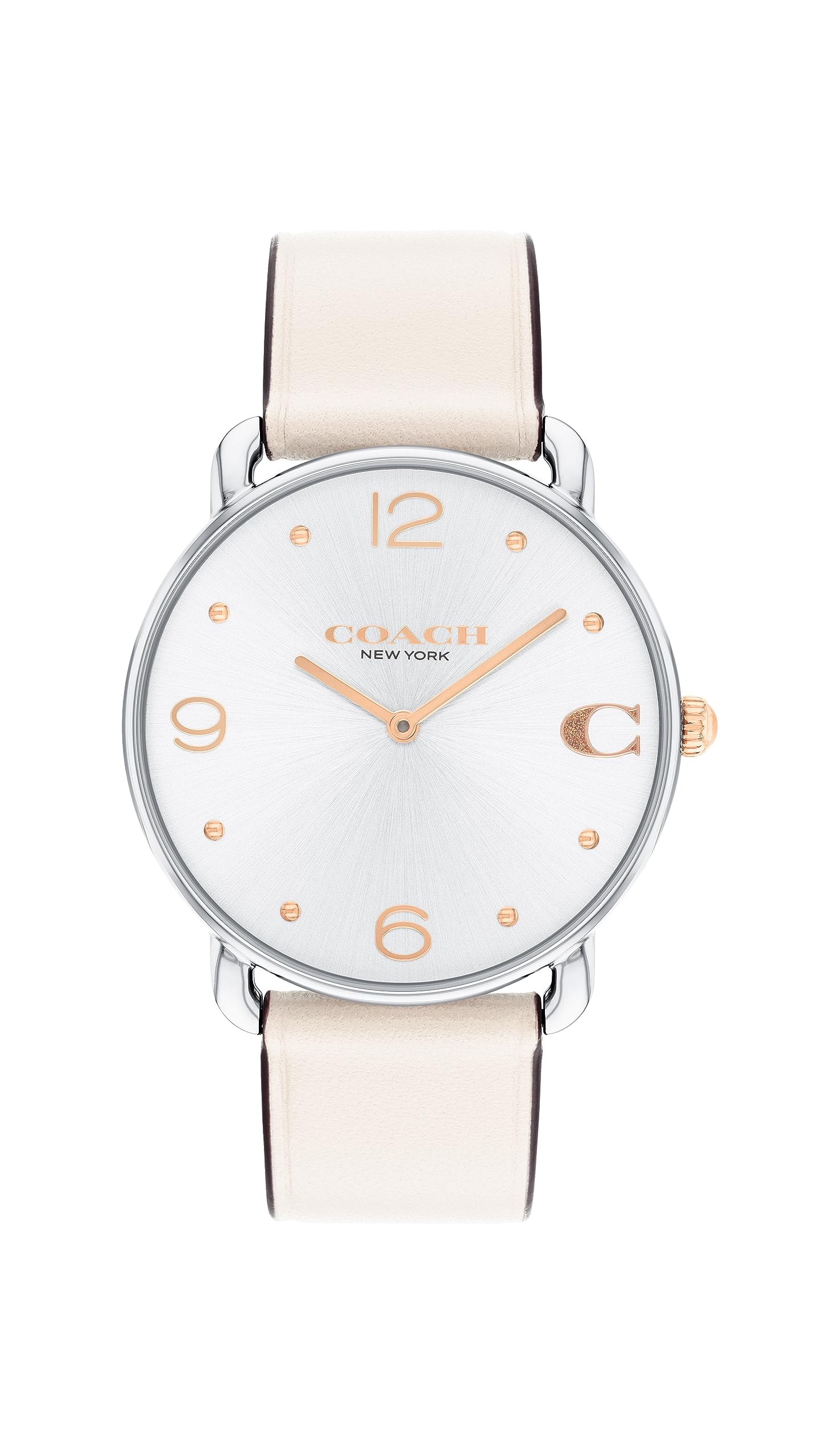 Correa De Piel Color Tiza Watch Coach Elliot Para Mujer 14504200 - Venta Internacional.