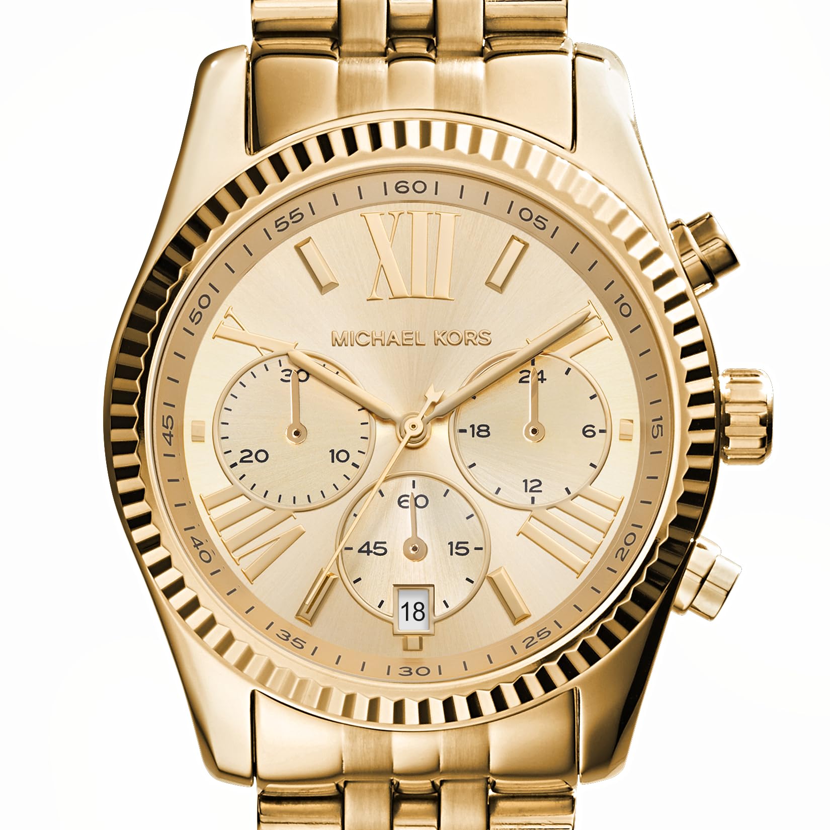 Foto 5 pulgar | Reloj Michael Kors Lexington De Acero Inoxidable Dorado Para Mujer - Venta Internacional.