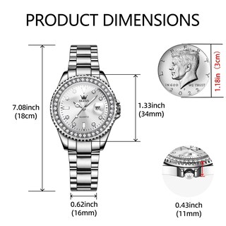 Foto 7 | Reloj Olevs Plateado para Mujer-Venta Internacional