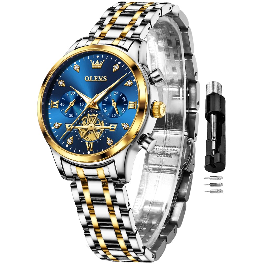 Foto 1 | Reloj Olevs Plateado para Mujer-Venta Internacional