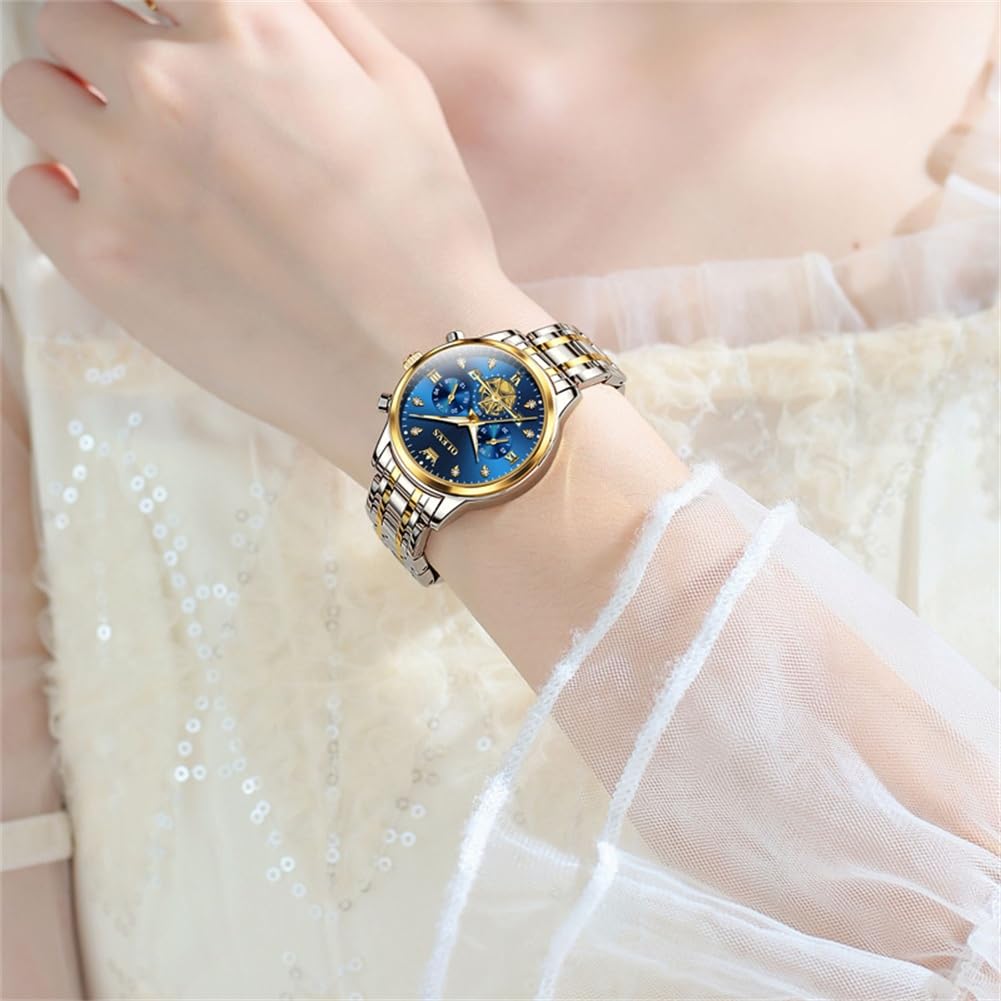 Foto 4 pulgar | Reloj Olevs Plateado para Mujer-Venta Internacional