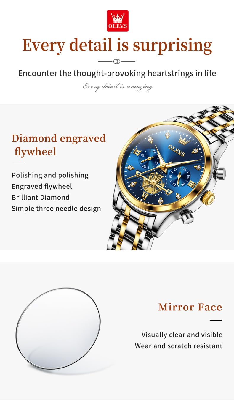 Foto 5 pulgar | Reloj Olevs Plateado para Mujer-Venta Internacional