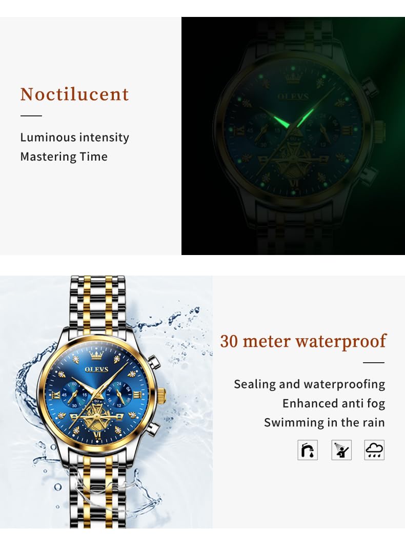 Foto 6 pulgar | Reloj Olevs Plateado para Mujer-Venta Internacional