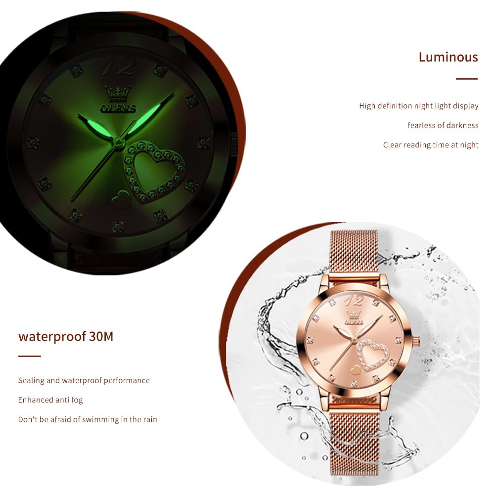 Foto 4 pulgar | Reloj Olevs con Pulsera para Mujer-Venta Internacional