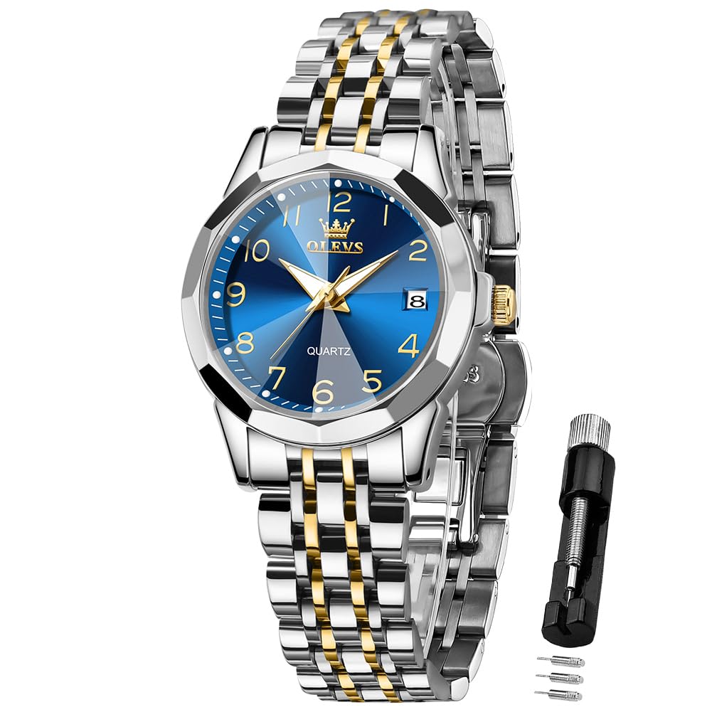 Foto 1 | Reloj Olevs Plateado para Mujer-Venta Internacional