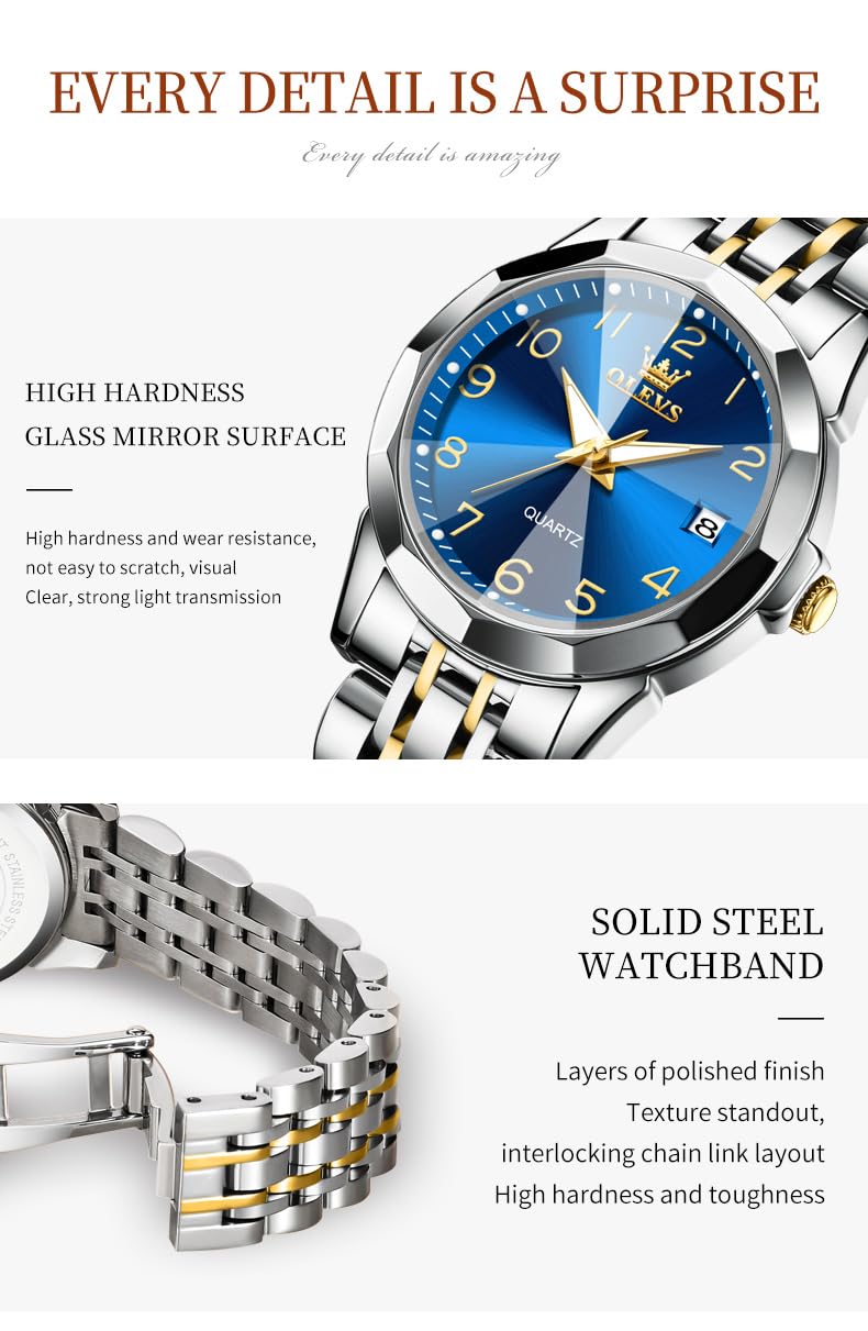 Foto 4 | Reloj Olevs Plateado para Mujer-Venta Internacional