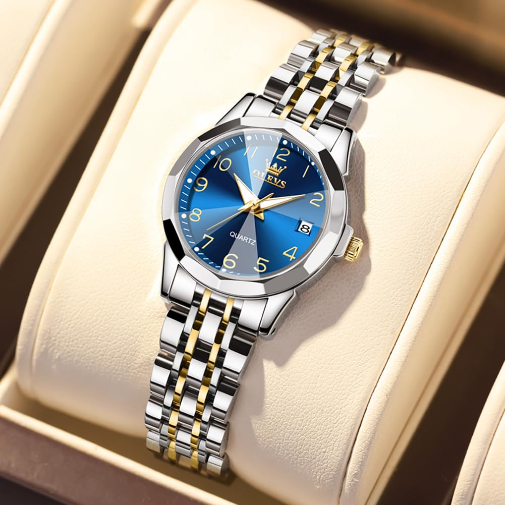 Foto 7 pulgar | Reloj Olevs Plateado para Mujer-Venta Internacional