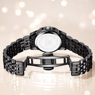 Foto 2 | Reloj Olevs Negro para Mujer-Venta Internacional