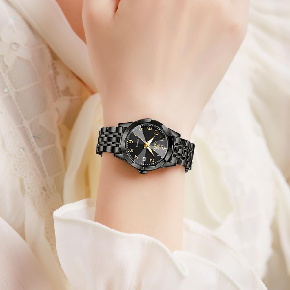 Foto 4 pulgar | Reloj Olevs Negro para Mujer-Venta Internacional