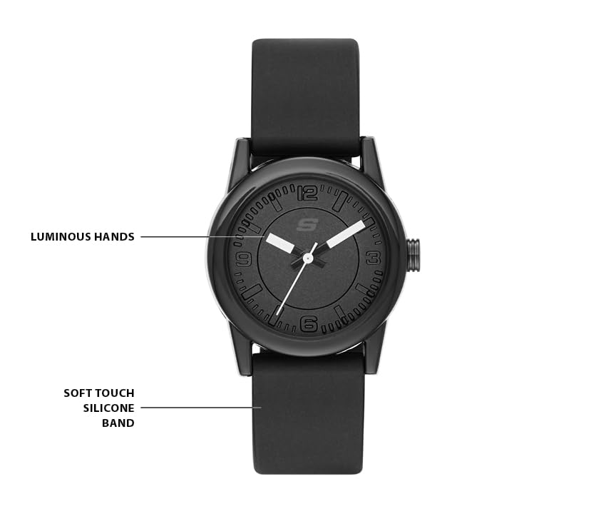 Foto 5 pulgar | Reloj Skechers Rosencrans Mini Quartz Para Mujer, Color Negro - Venta Internacional.
