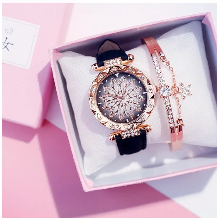 Foto 3 pulgar | Reloj para Mujer con Incrustaciones - Venta Internacional