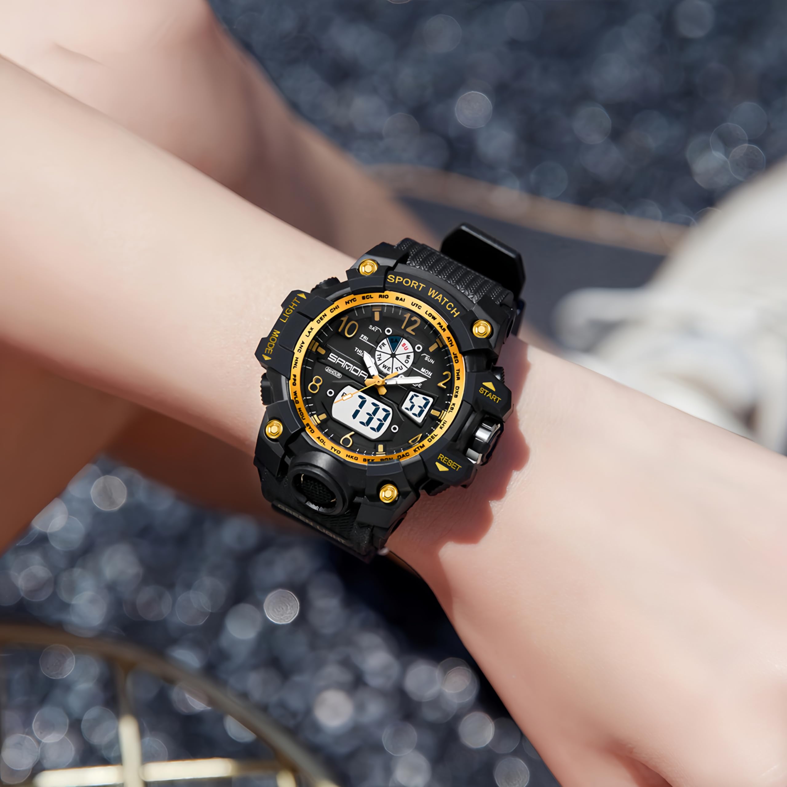 Foto 4 pulgar | Reloj Deportivo Gosasa Digital 5atm Impermeable Para Mujer - Venta Internacional.