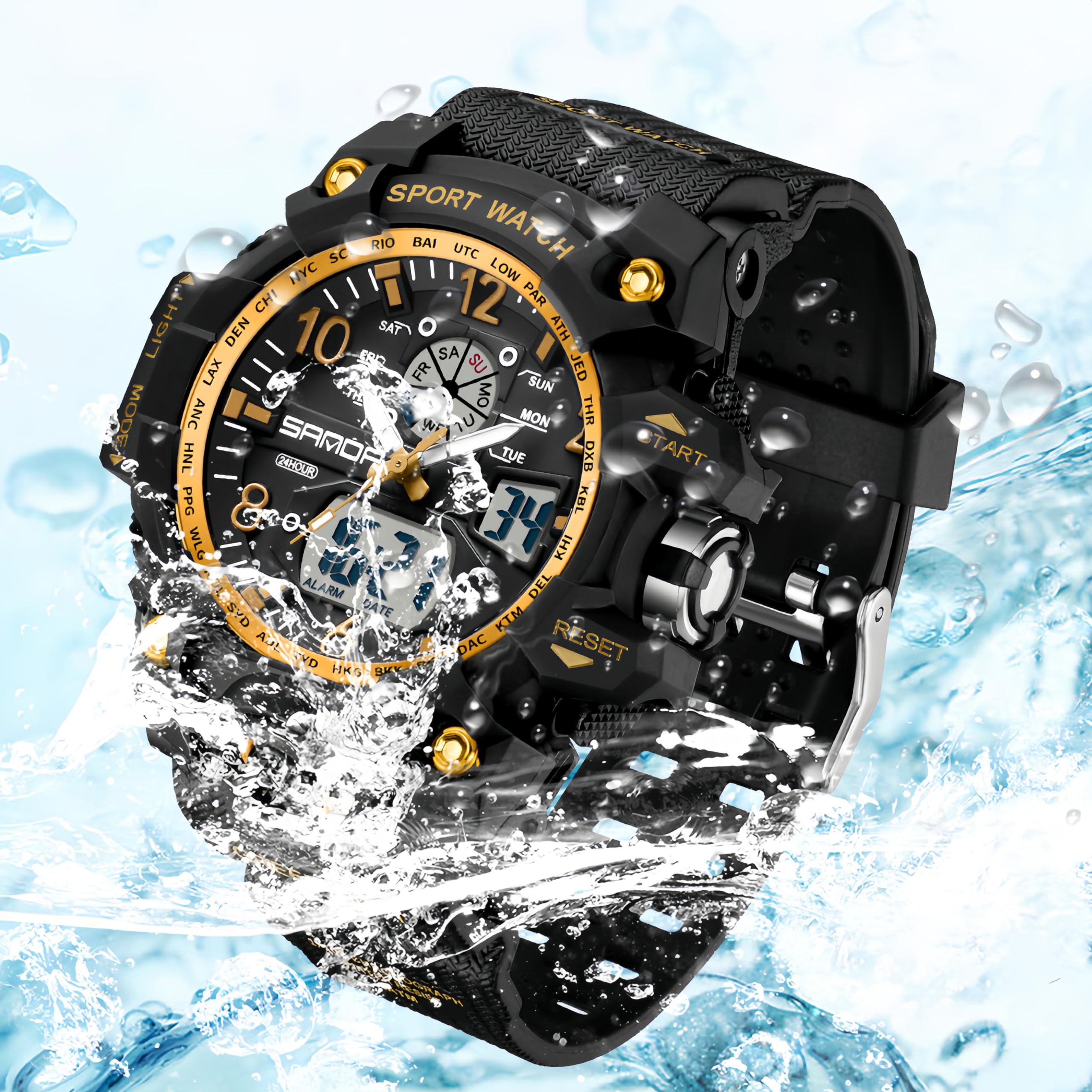 Foto 5 pulgar | Reloj Deportivo Gosasa Digital 5atm Impermeable Para Mujer - Venta Internacional.