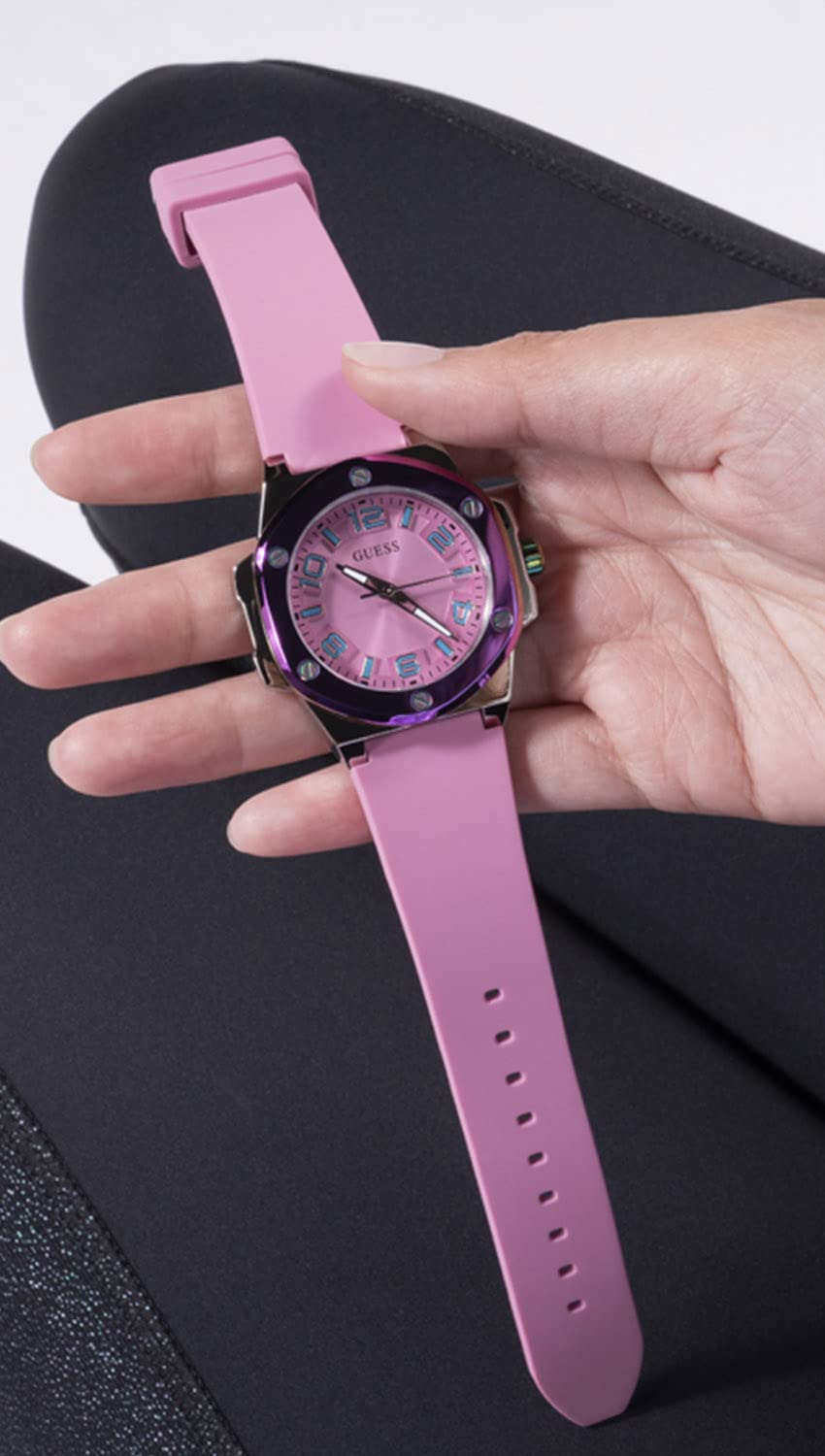 Foto 4 pulgar | Reloj Guess para Mujer Blanca De 38 mm Esfera Blanca Caja Bicolor - Venta Internacional
