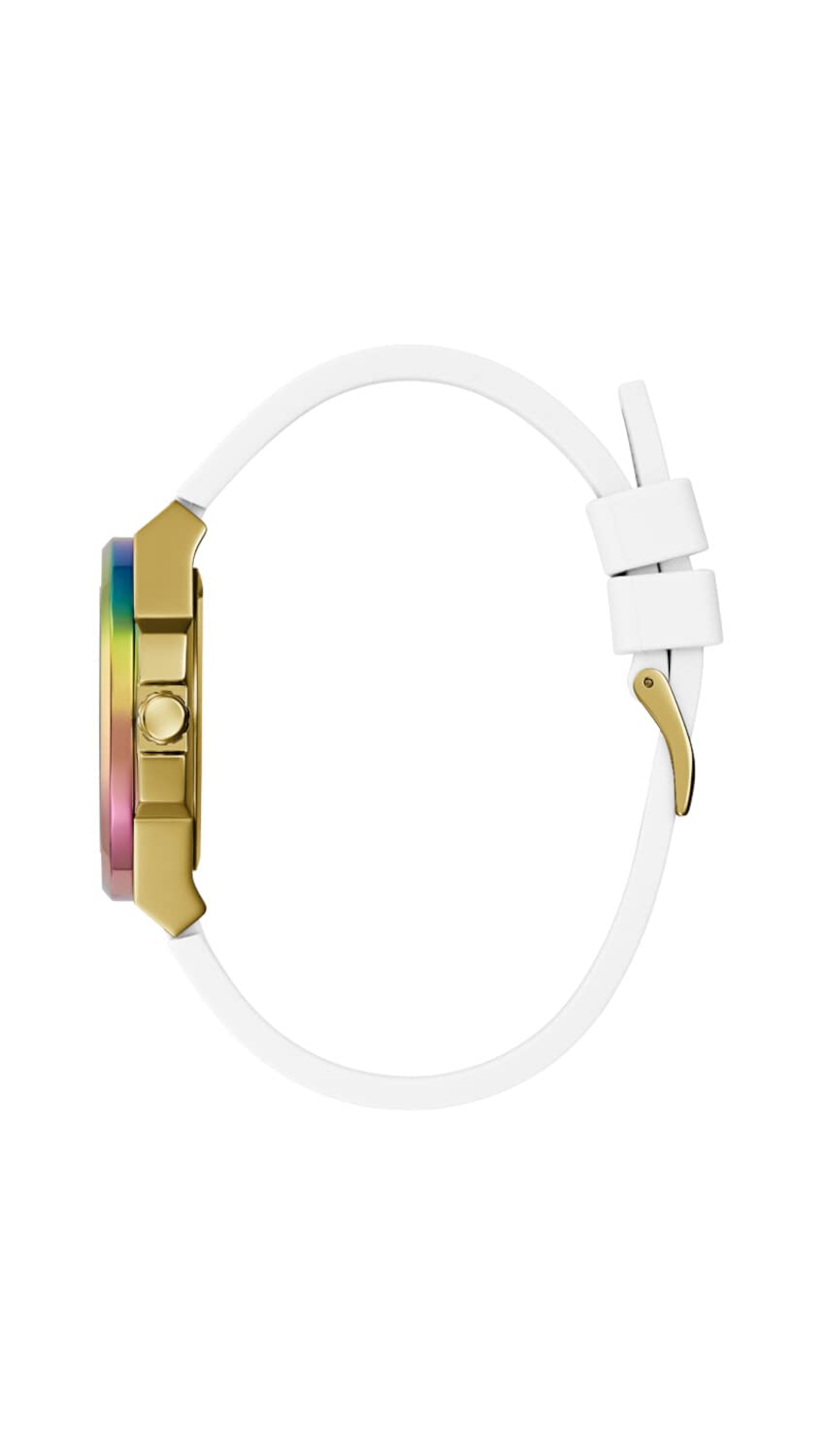 Foto 5 pulgar | Reloj Guess para Mujer Blanca De 38 mm Esfera Blanca Caja Bicolor - Venta Internacional