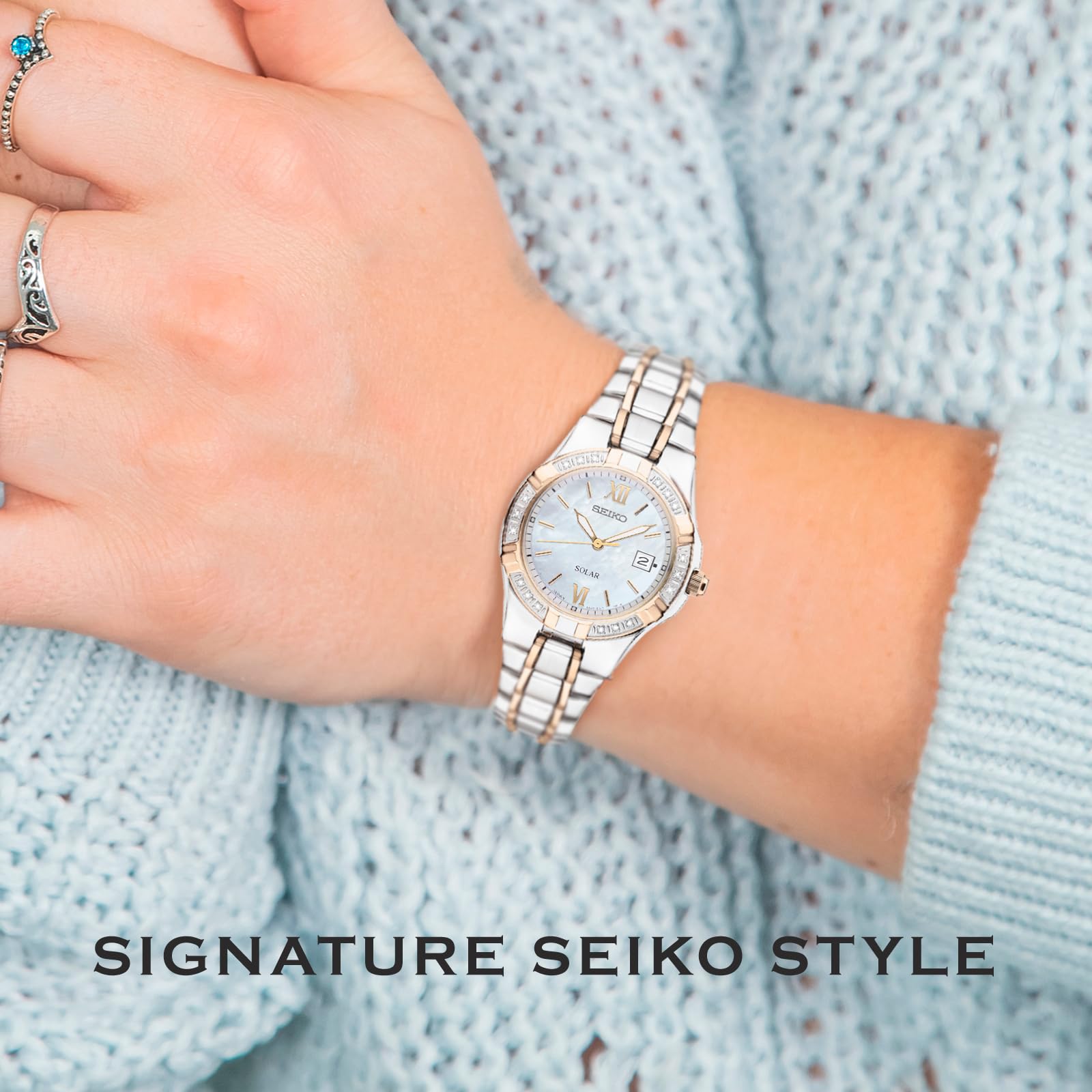 Foto 7 pulgar | Reloj Seiko Sut068 Diamond Collection Para Mujer - Venta Internacional.